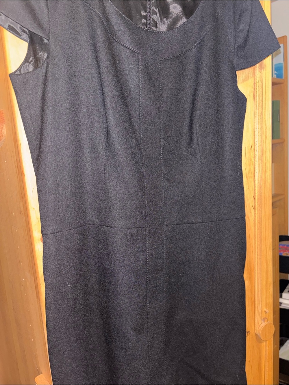 HUGO Black Midi Sheath Dress